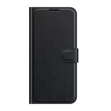 Samsung Galaxy A03s Hoesje, MobyDefend Kunstleren Wallet Book Case, Zwart_
