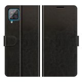 Samsung Galaxy M22 / Galaxy A22 4G Hoesje, MobyDefend Wallet Book Case (Sluiting Achterkant), Zwart_