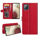 Samsung Galaxy M22 / Galaxy A22 4G Hoesje, MobyDefend Wallet Book Case (Sluiting Achterkant), Rood_