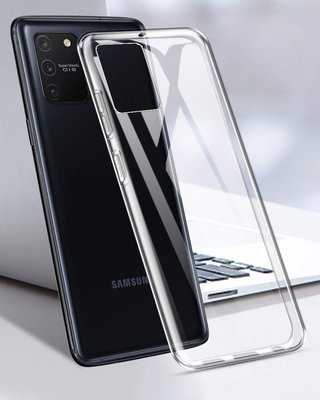 Samsung Galaxy S10 Lite hoesje, Transparante gel case, Volledig doorzichtig