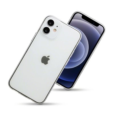 Apple iPhone 12 Mini hoesje, MobyDefend Transparante TPU Gelcase, Volledig Doorzichtig