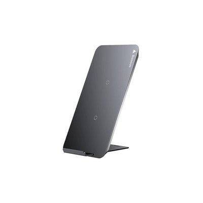 Baseus Desktop Qi Wireless Charger - 10 Watt - Draadloze Oplader - Grijs