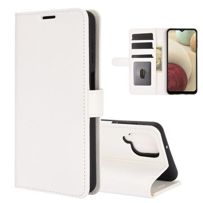 Samsung Galaxy A12 / M12 hoesje, Wallet bookcase, Wit