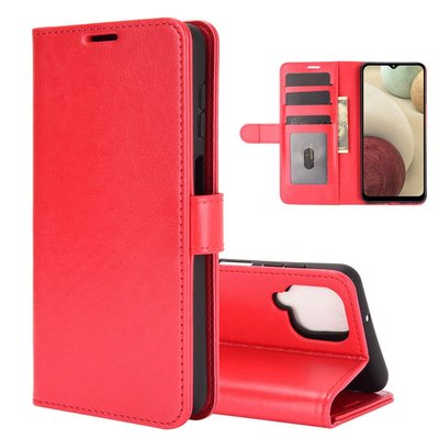 Samsung Galaxy A12 / M12 hoesje, Wallet bookcase, Rood
