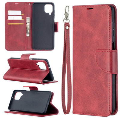 Samsung Galaxy A12 / M12 hoesje, Wallet bookcase, Rood