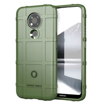 Nokia 3.4 hoesje, Rugged Shield TPU Gelcase, Groen