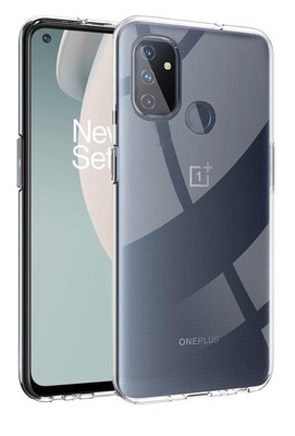 OnePlus Nord N100 hoesje, MobyDefend Transparante TPU Gelcase, Volledig Doorzichtig