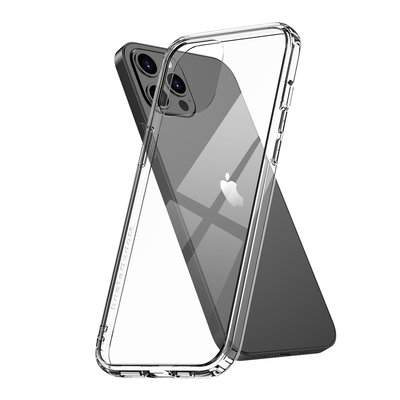 iPhone 12 Pro Max Hoesje, MobyDefend Transparante Shockproof Acryl + TPU Case, Volledig Doorzichtig