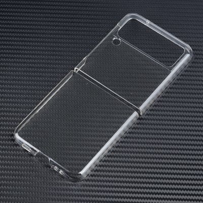 Samsung Galaxy Z Flip 3 Hoesje, Transparante Shockproof Acryl Case, Volledig doorzichtig