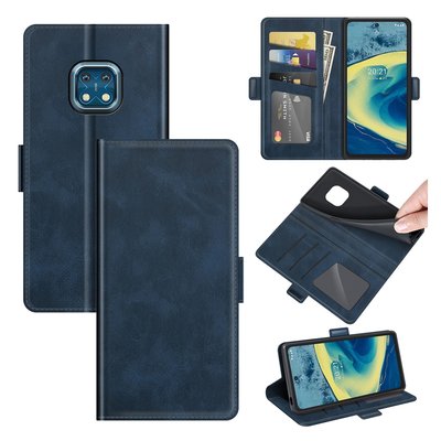 Nokia XR20 Hoesje, MobyDefend Luxe Wallet Book Case (Sluiting Zijkant), Blauw