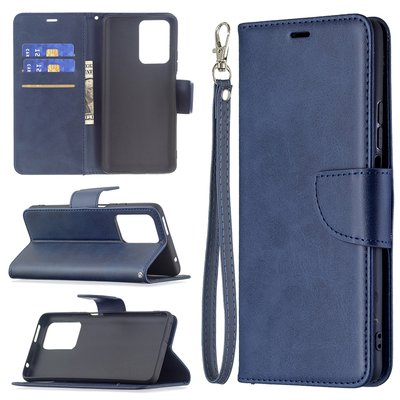 Xiaomi 11T / Xiaomi 11T Pro Hoesje, MobyDefend Wallet Book Case Met Koord, Blauw