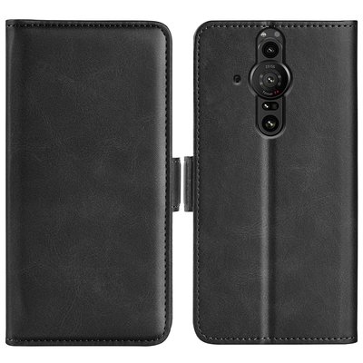 Sony Xperia Pro-I Hoesje, MobyDefend Luxe Wallet Book Case (Sluiting Zijkant), Zwart