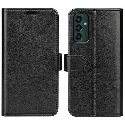 Samsung Galaxy M13 / M23 Hoesje, MobyDefend Wallet Book Case (Sluiting Achterkant), Zwart