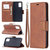 Samsung Galaxy A02s hoesje, MobyDefend Wallet Book Case Met Koord, Bruin