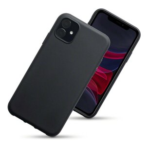 iPhone 11 hoesje, gel case, mat zwart