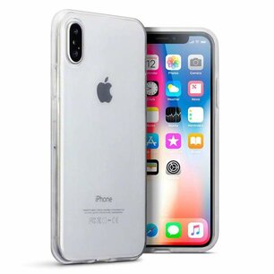 Apple iPhone X / iPhone XS hoesje, gel case, doorzichtig