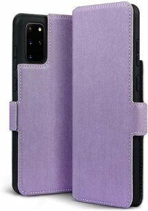 Samsung Galaxy S20 Plus (S20+) hoesje, MobyDefend slim-fit extra dunne bookcase, Paars