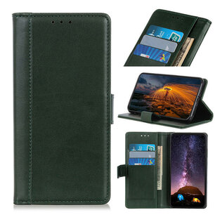 Nokia 2.3 hoesje, Luxe wallet bookcase, Donkergroen