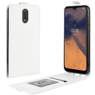 Nokia 2.3 hoesje, Flipcase, Wit