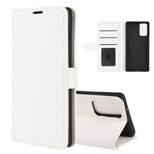 Samsung Galaxy Note 20 hoesje, Wallet bookcase, Wit