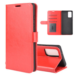 Samsung Galaxy Note 20 hoesje, Wallet bookcase, Rood