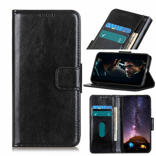 Nokia 8.3 hoesje, Wallet bookcase, Zwart