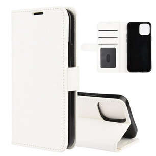 Apple iPhone 12 Mini hoesje, Wallet bookcase, Wit