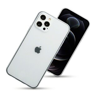 Apple iPhone 12 / iPhone 12 Pro hoesje, Transparante gel case, Volledig doorzichtig