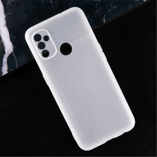 OnePlus Nord N100 hoesje, Gel case, Mat transparant