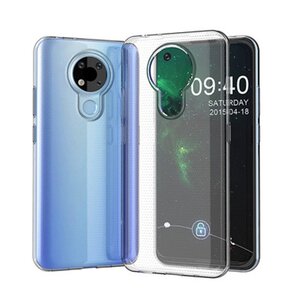 Nokia 3.4 hoesje, Transparante gel case, Volledig doorzichtig