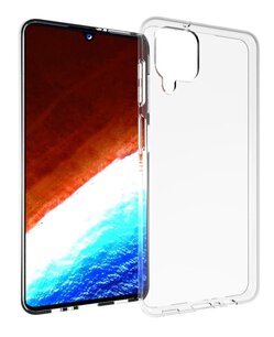 Samsung Galaxy A12 / M12 hoesje, MobyDefend Transparante TPU Gelcase, Volledig Doorzichtig