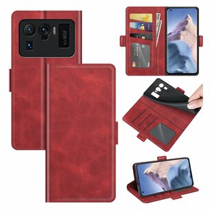 Xiaomi Mi 11 Ultra hoesje, MobyDefend Luxe Wallet Book Case (Sluiting Zijkant), Rood