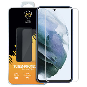 Samsung Galaxy S21 FE Screenprotector, MobyDefend Case-Friendly Gehard Glas Screensaver
