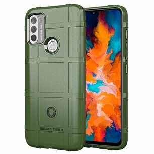 Motorola Moto G50 Hoesje, Rugged Shield TPU Gelcase, Groen