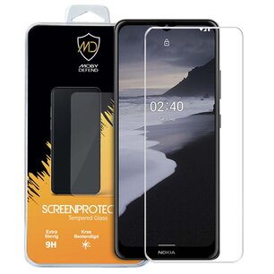 Nokia 2.4 screenprotector, MobyDefend Case-Friendly Gehard Glas Screensaver