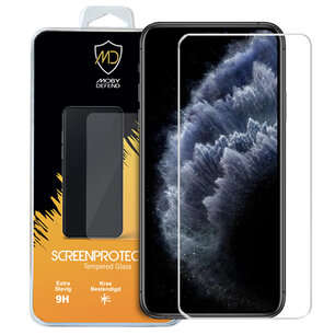 Apple iPhone 11 Pro Max / iPhone XS Max screenprotector, MobyDefend Case-Friendly Gehard Glas Screensaver