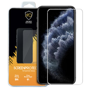 Apple iPhone 11 Pro Max / iPhone XS Max Screenprotector - MobyDefend Case-Friendly Screensaver - Gehard Glas