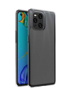 Oppo Find X3 Pro Hoesje, MobyDefend Transparante TPU Gelcase, Volledig Doorzichtig
