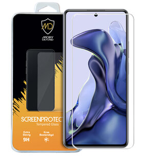 Xiaomi 11T / Xiaomi 11T Pro Screenprotector, MobyDefend Case-Friendly Gehard Glas Screensaver