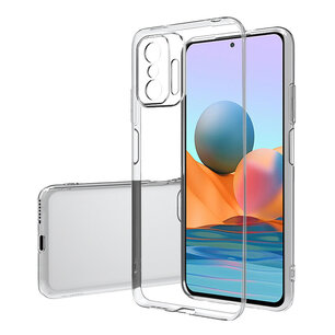 Xiaomi 11T / Xiaomi 11T Pro Hoesje, MobyDefend Transparante TPU Gelcase, Volledig Doorzichtig