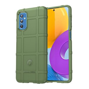 Samsung Galaxy M52 Hoesje, Rugged Shield TPU Gelcase, Groen