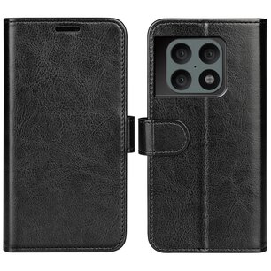 OnePlus 10 Pro Hoesje, MobyDefend Wallet Book Case (Sluiting Achterkant), Zwart