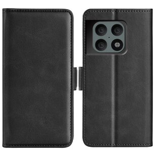 OnePlus 10 Pro Hoesje, MobyDefend Luxe Wallet Book Case (Sluiting Zijkant), Zwart