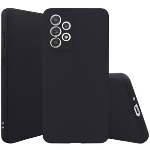 Samsung Galaxy A33 Hoesje - MobyDefend TPU Backcover - Mat Zwart