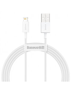 Baseus USB-A naar Lightning kabel, 1,5 Meter, Wit