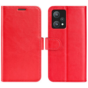 OnePlus Nord CE 2 Lite Hoesje, MobyDefend Wallet Book Case (Sluiting Achterkant), Rood