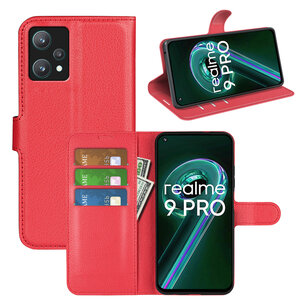 OnePlus Nord CE 2 Lite Hoesje, MobyDefend Kunstleren Wallet Book Case (Sluiting Voorkant), Rood