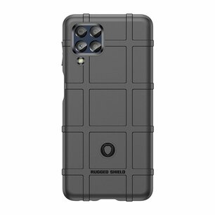 Samsung Galaxy M53 Hoesje, Rugged Shield TPU Gelcase, Zwart