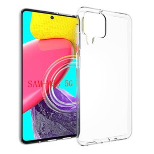 Samsung Galaxy M53 Hoesje, MobyDefend Transparante TPU Gelcase, Volledig Doorzichtig