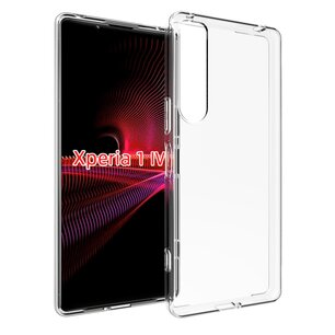 Sony Xperia 1 IV Hoesje, MobyDefend Transparante TPU Gelcase, Volledig Doorzichtig